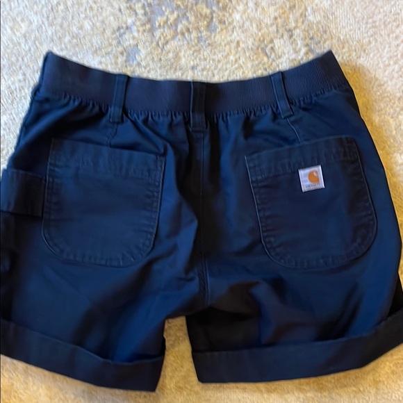 Women's Navy Shorts Carhart size 10 original fit in navy - Picture 5 of 5